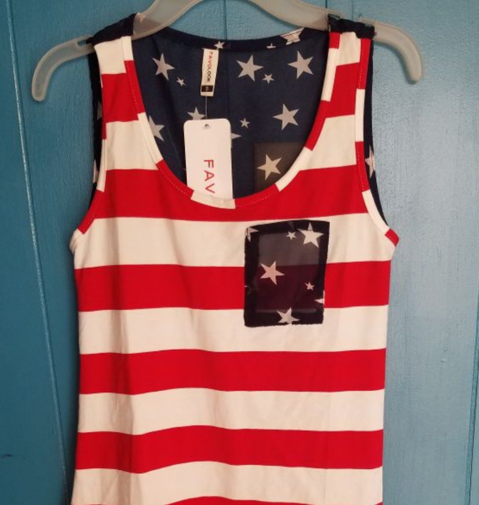 US Flag Tank